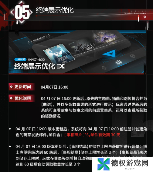 明日方舟4月7日更新什么活动-明日方舟4月7日活动更新内容总结