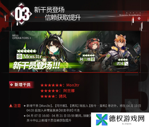 明日方舟4月7日更新什么活动-明日方舟4月7日活动更新内容总结