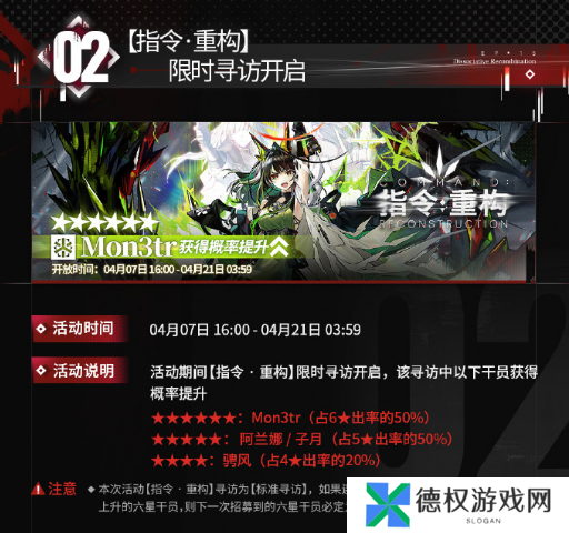 明日方舟4月7日更新什么活动-明日方舟4月7日活动更新内容总结