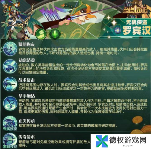 剑与远征虚空罗宾汉赏金试炼怎么打2